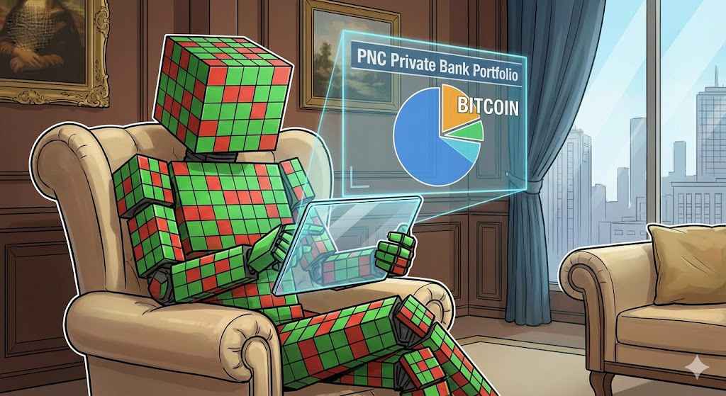 PNC Bank now offers direct Bitcoin trading to private-bank clients through a Coinbase integration