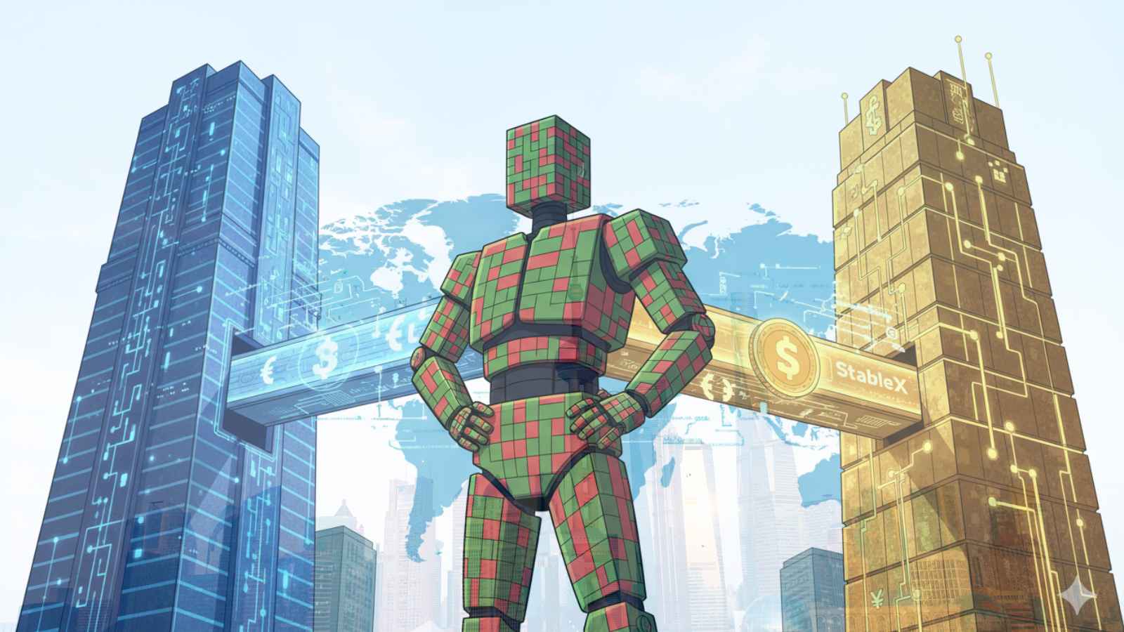 Robot bridges Citi and Coinbase buildings with stablecoin rails