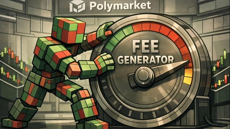 Robot drives Polymarket fee engine through rapid short-dated trades