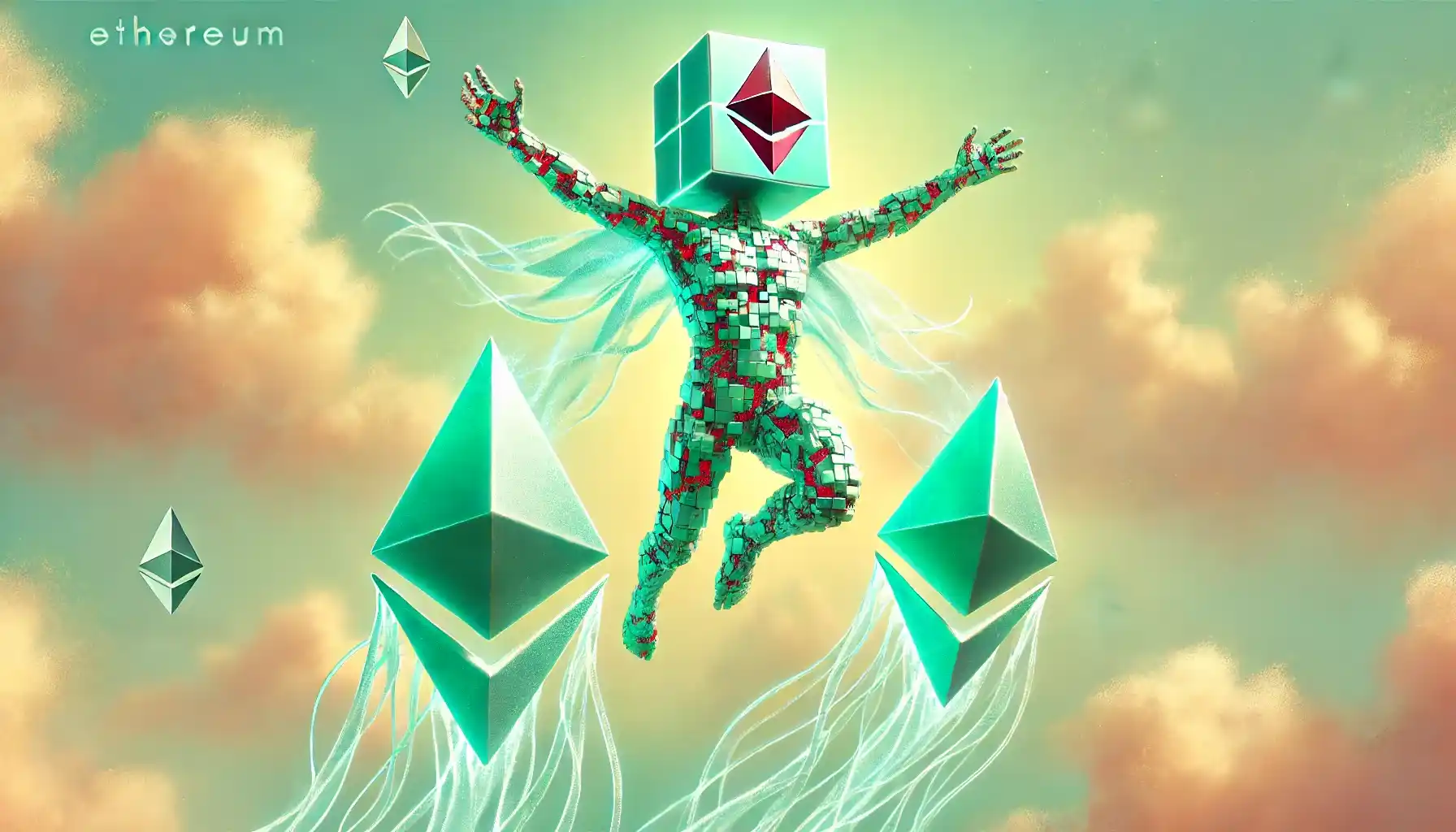 Robot leaps between Ethereum shards, liquidity chains glow, [stablecoin] expansion