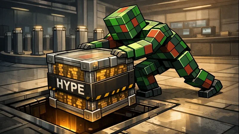 Robot locks HYPE tokens into vault during governance vote supply decision