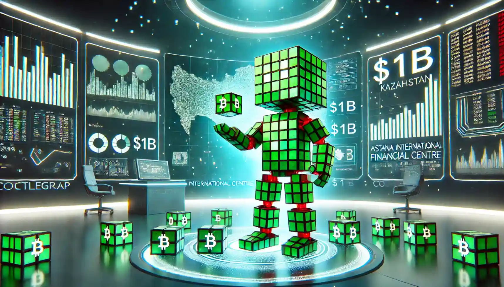 Robot manages Kazakhstan $1B crypto reserve and crypto price index data