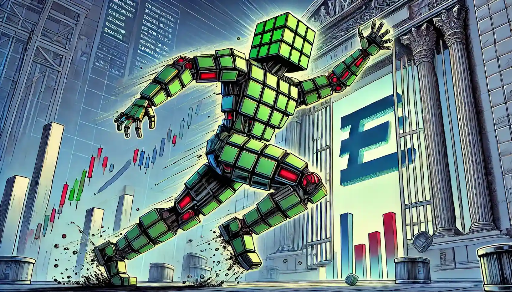 Robot opens ETF gateway as LINK climbs in coin market cap