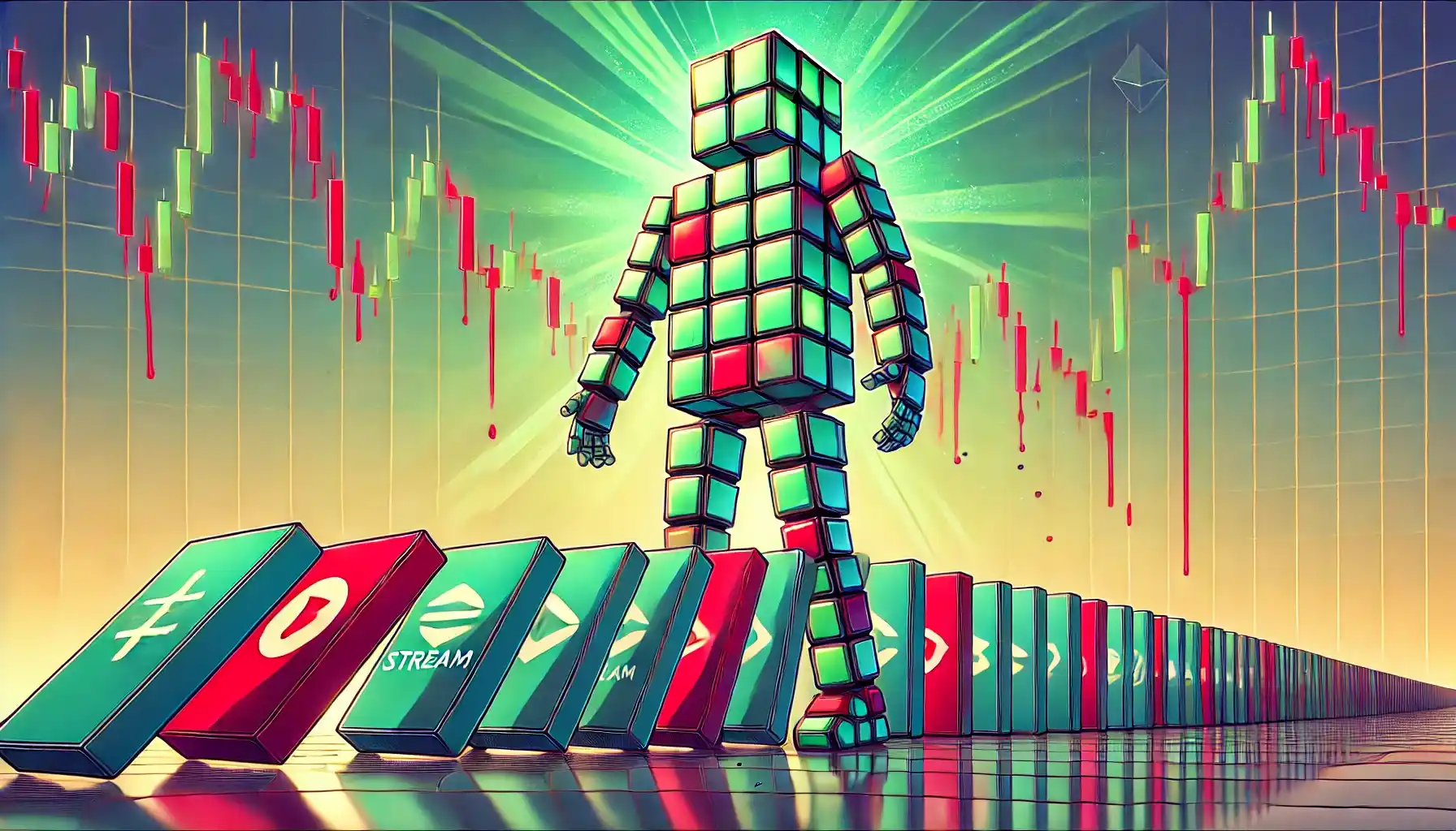 Robot preventing DeFi domino collapse linking Balancer, Stream, Compound, and Elixir