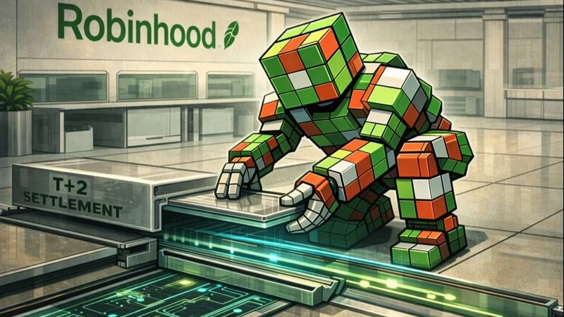 Robot upgrades legacy settlement system toward real-time blockchain settlement