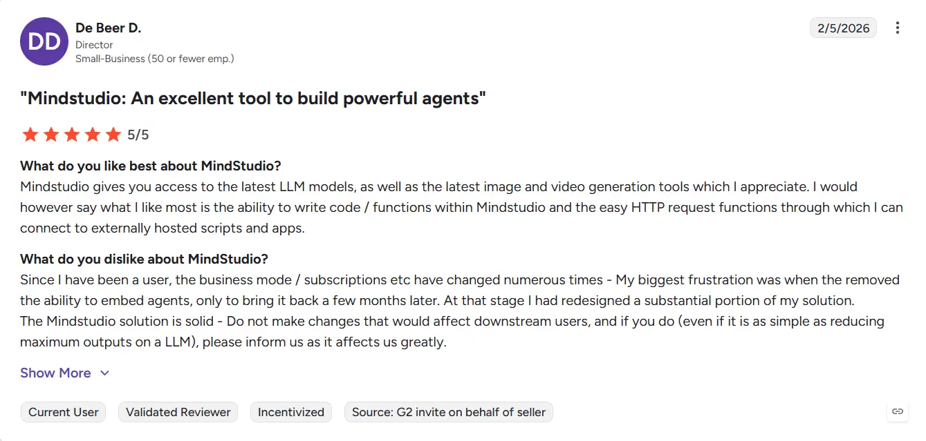 MindStudio review